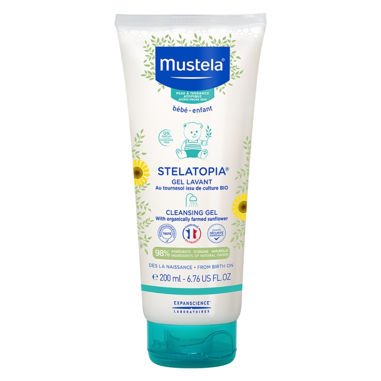 Mustela Stelatopia gel za tuširanje 200ml